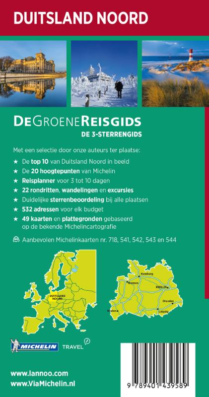 Duitsland Noord / De Groene Reisgids achterkant