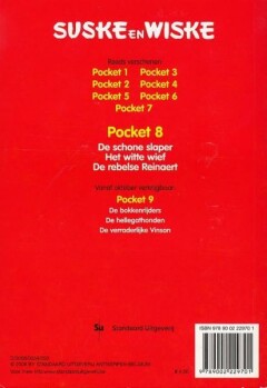 Suske en Wiske Pocket / 8 / Suske en Wiske / 8 achterkant