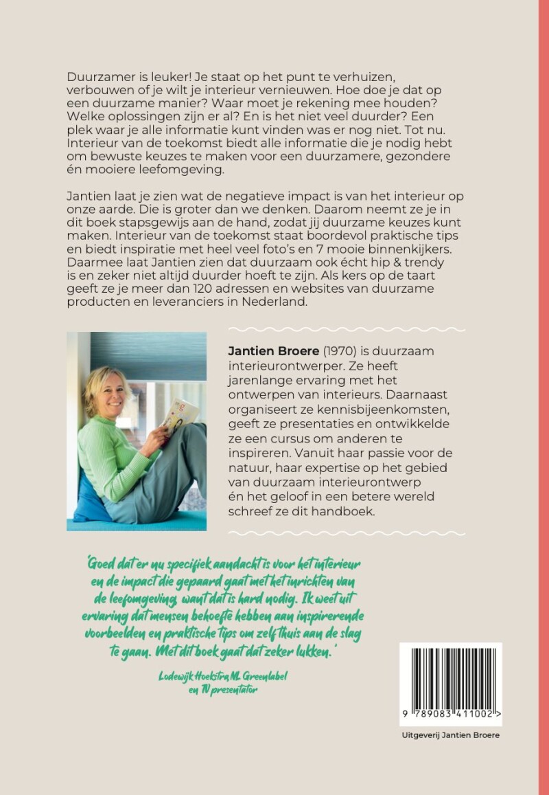 Interieur van de toekomst achterkant