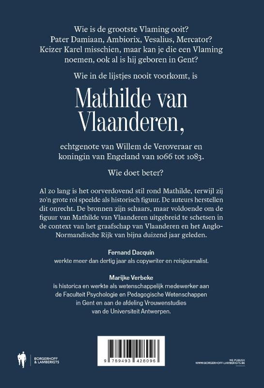 Mathilde van Vlaanderen achterkant