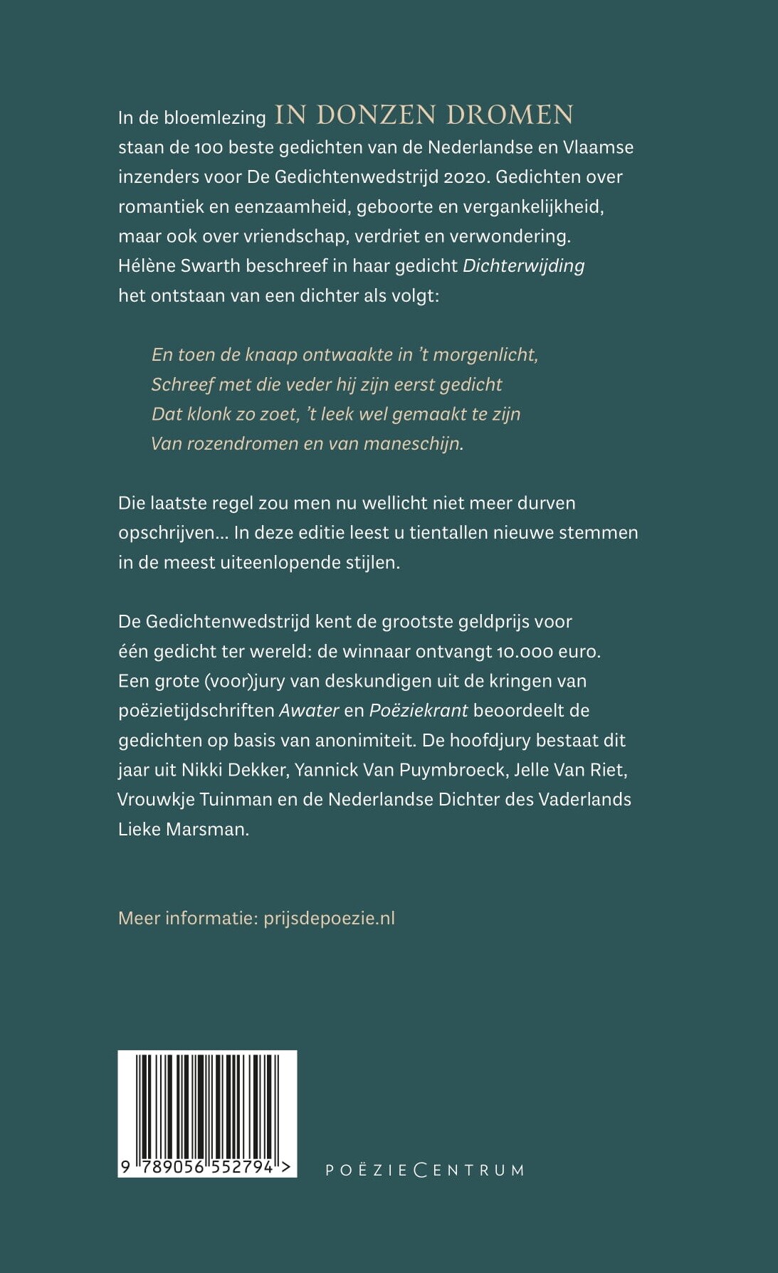 In donzen dromen achterkant