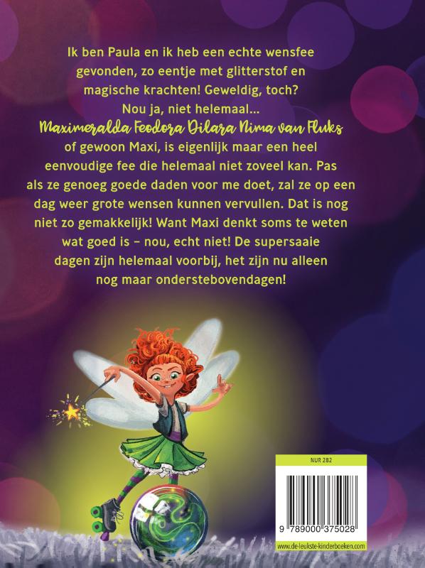 Een eigenwijze fee / Maxi van Fluks / 1 achterkant