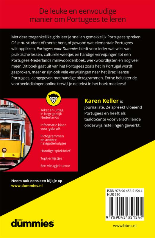 Portugees voor Dummies / Voor Dummies achterkant