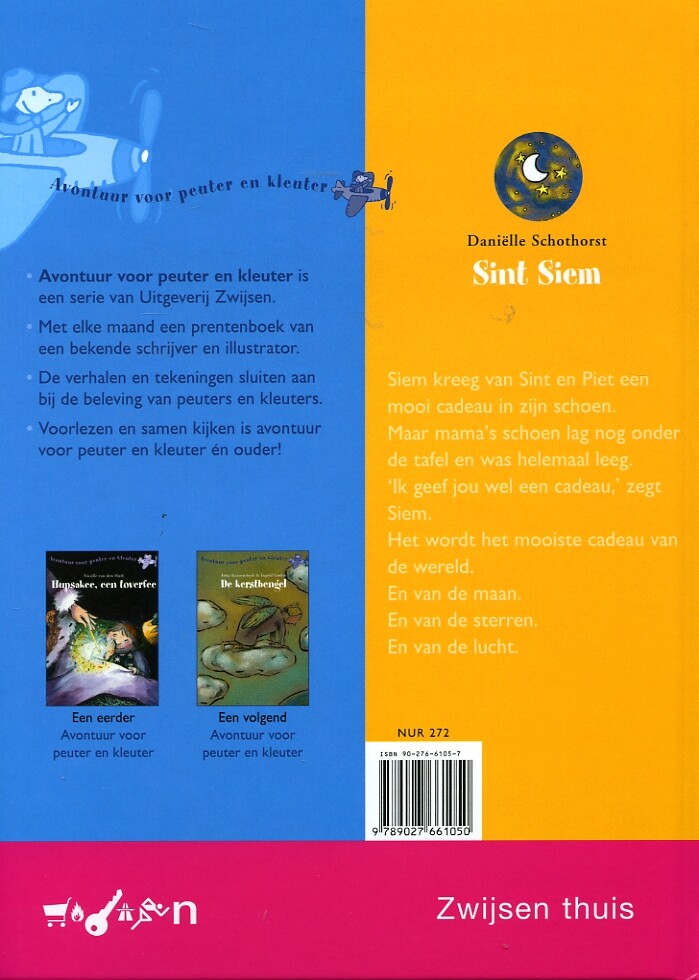 Sint Siem / Avontuur voor peuter en kleuter achterkant