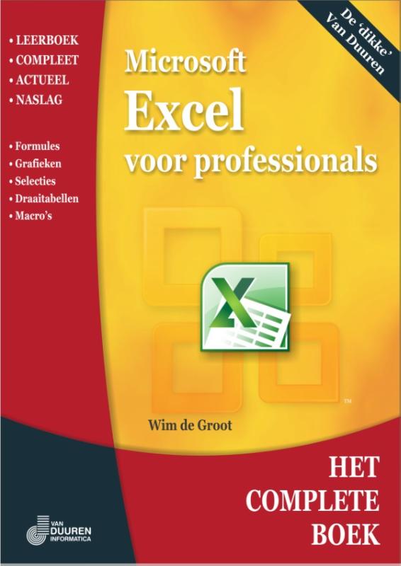 Excel voor Professionals / Het complete boek