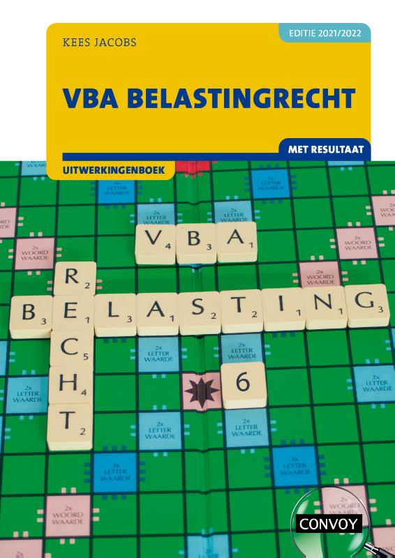 VBA Belastingrecht 2021/2022 Uitwerkingenboek