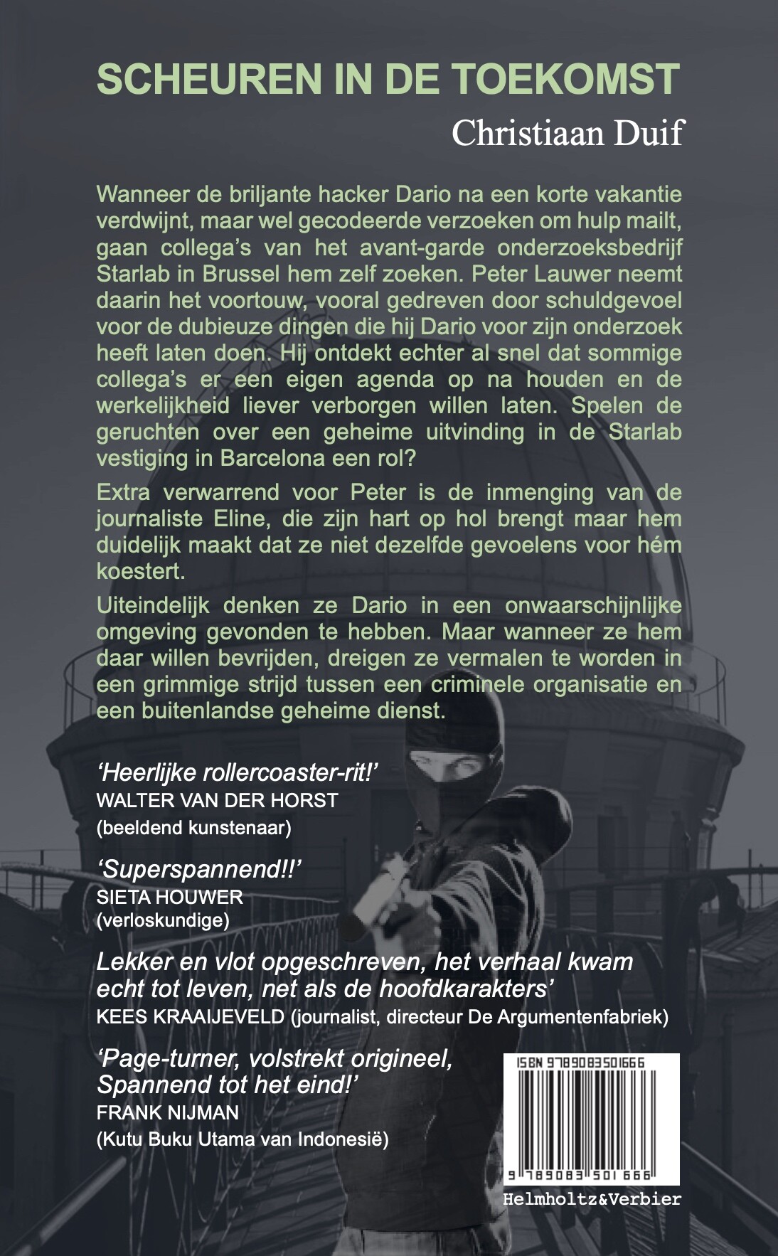 Scheuren in de toekomst / Starlab trilogie / 1 achterkant