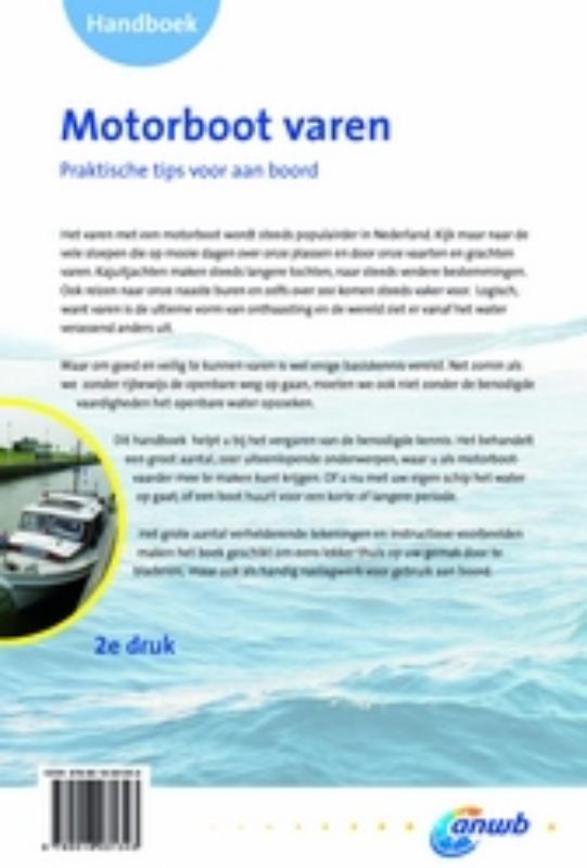 Handboek motorboot varen achterkant