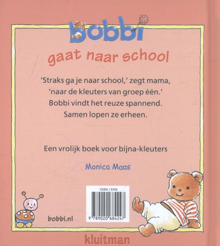 Bobbi gaat naar school / Bobbi Bobbi gaat naar school / Bobbi achterkant