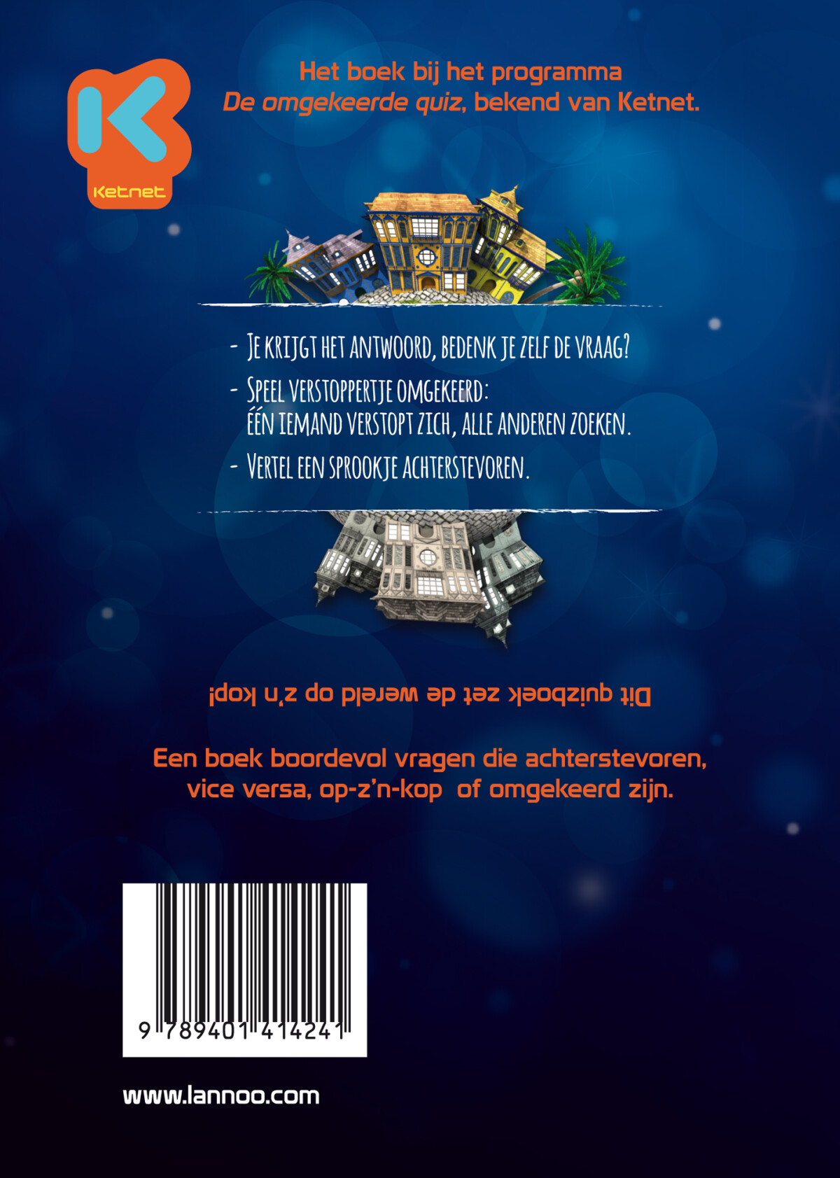 De omgekeerde quiz achterkant