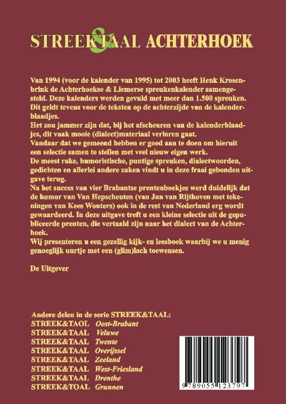 Achterhoek / Streek & Taal achterkant