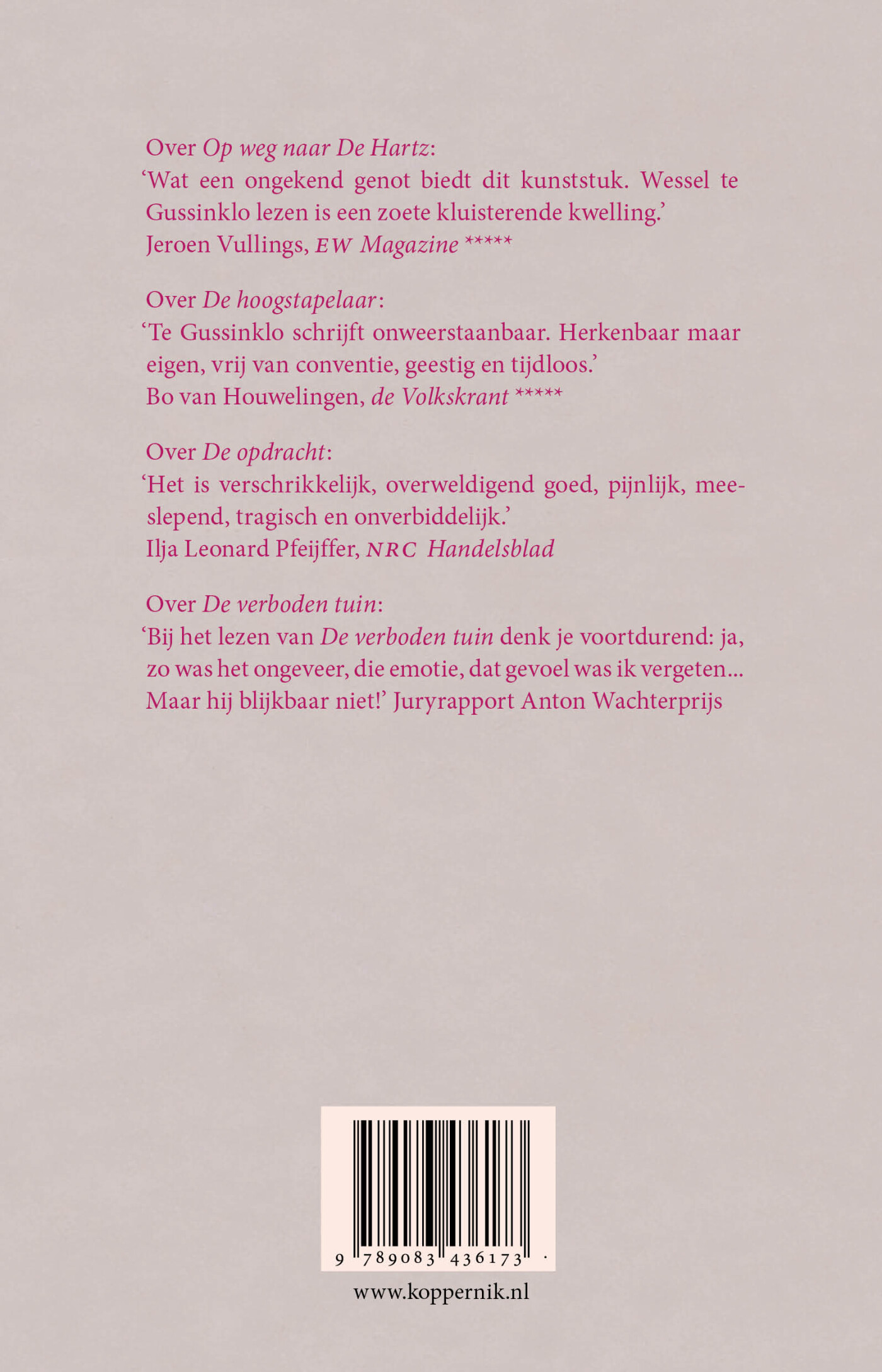 De uitverkorene / Ewout Meyster-cyclus / 5 achterkant