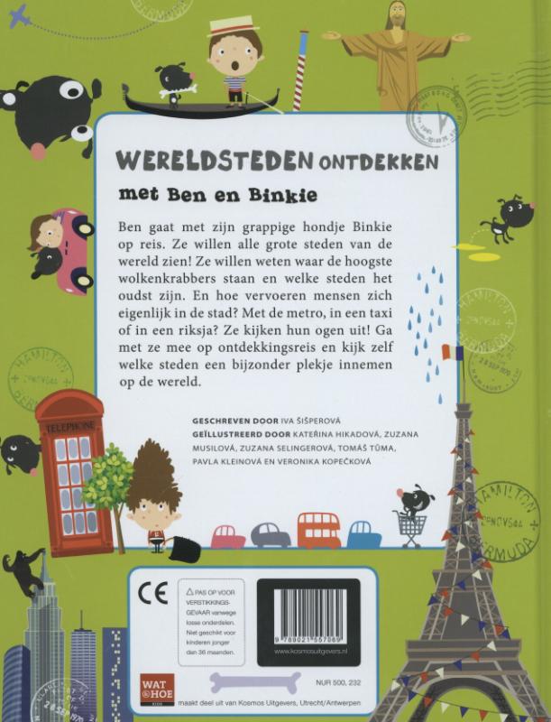 Wereldsteden ontdekken met Ben en Binkie / Wat & hoe kids achterkant