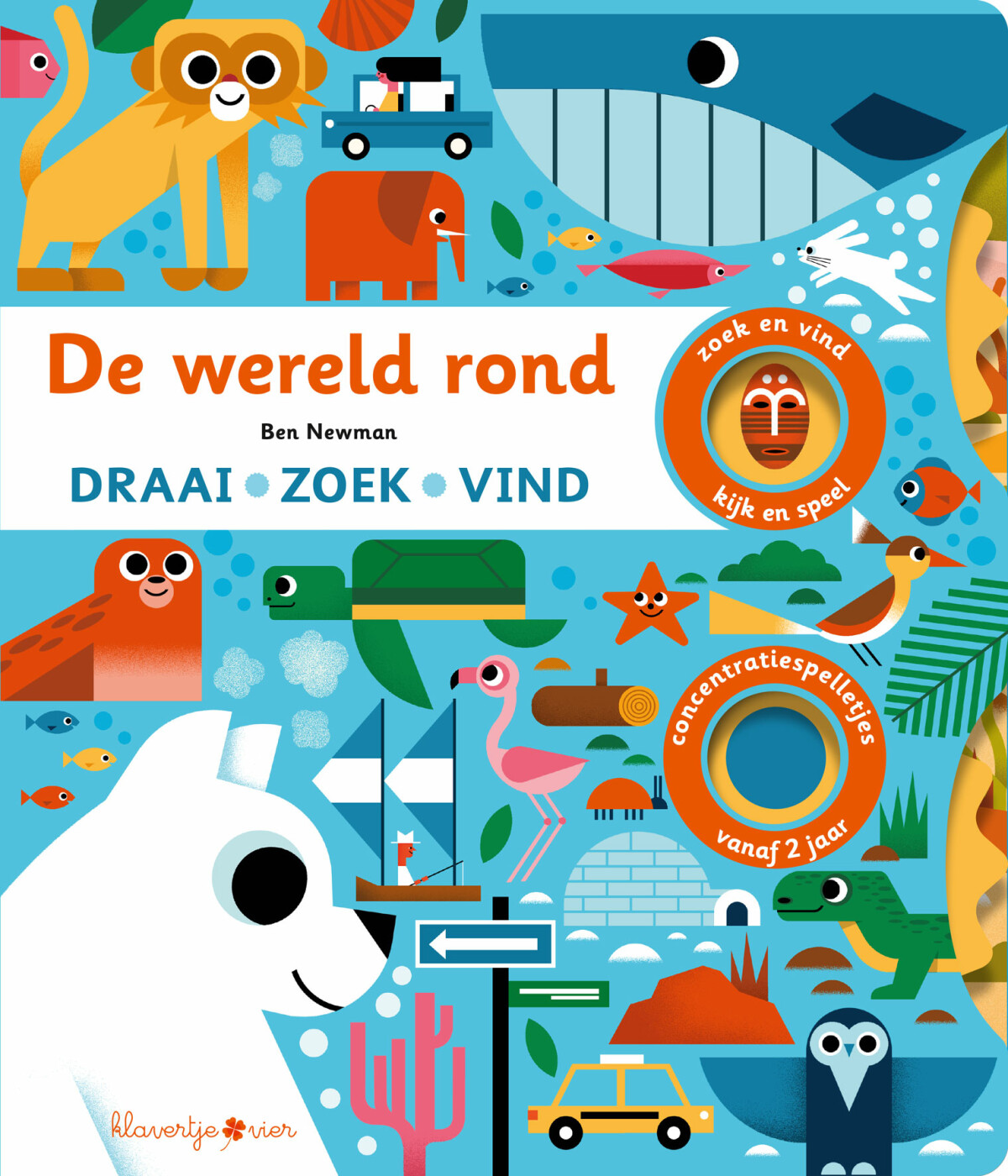 De wereld rond / Draai, zoek, vind