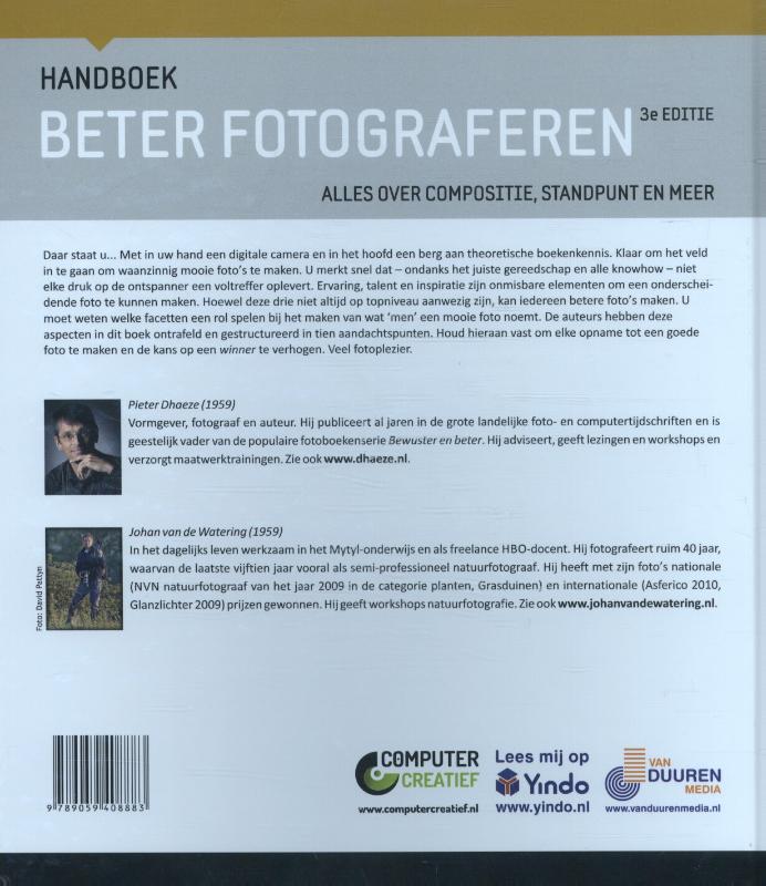 Handboek beter fotograferen / Handboek achterkant