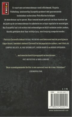 Fataal weekend / Kay Scarpetta / 1 achterkant