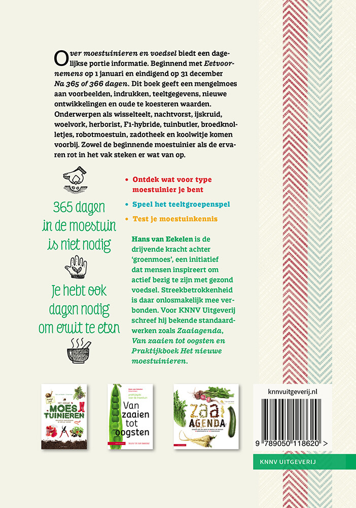 Over moestuinieren en voedsel achterkant