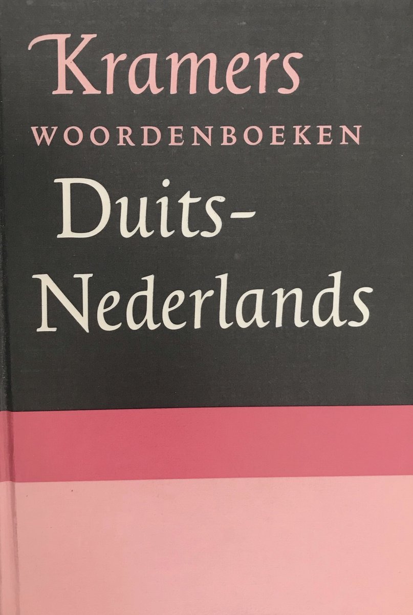 Duits nederlands woordenboek kramer