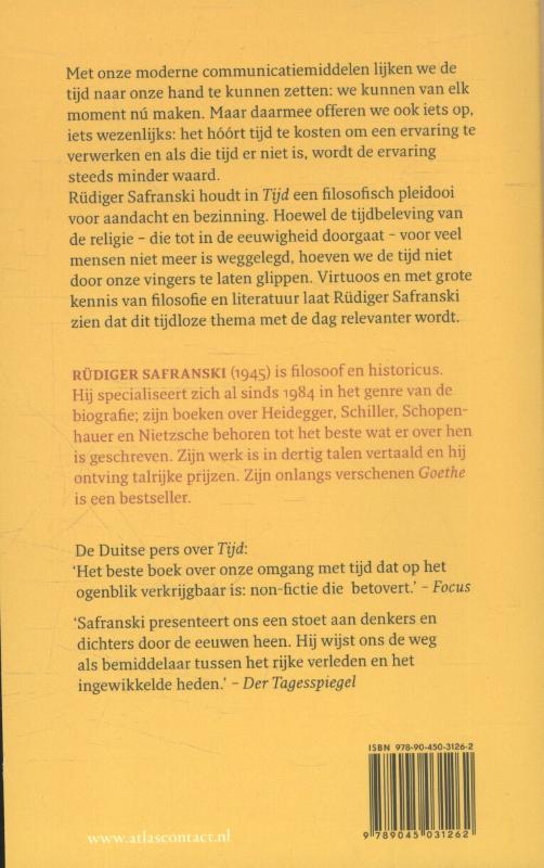 Tijd Tijd achterkant