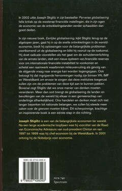 Eerlijke globalisering achterkant
