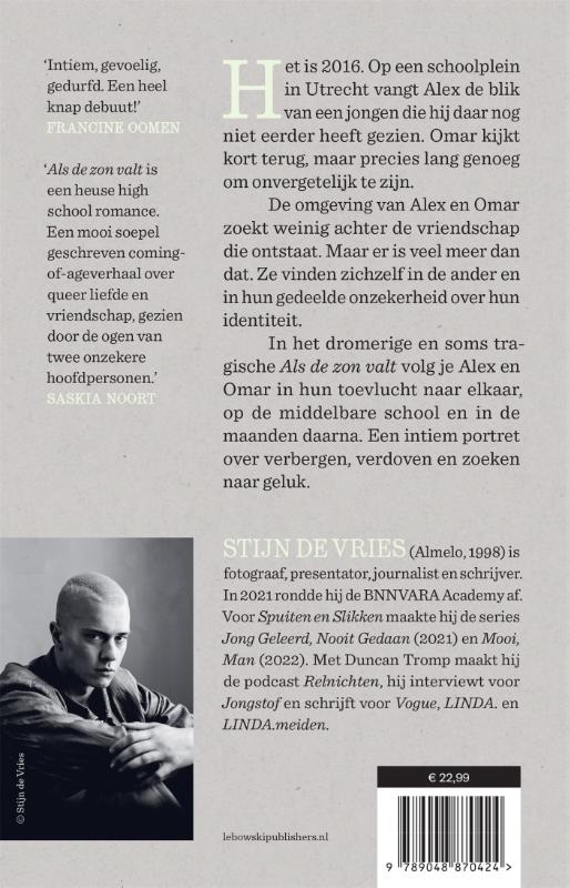 Als de zon valt achterkant