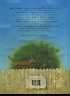 Peter en de wolf / Een Vier Windstreken prentenboek achterkant