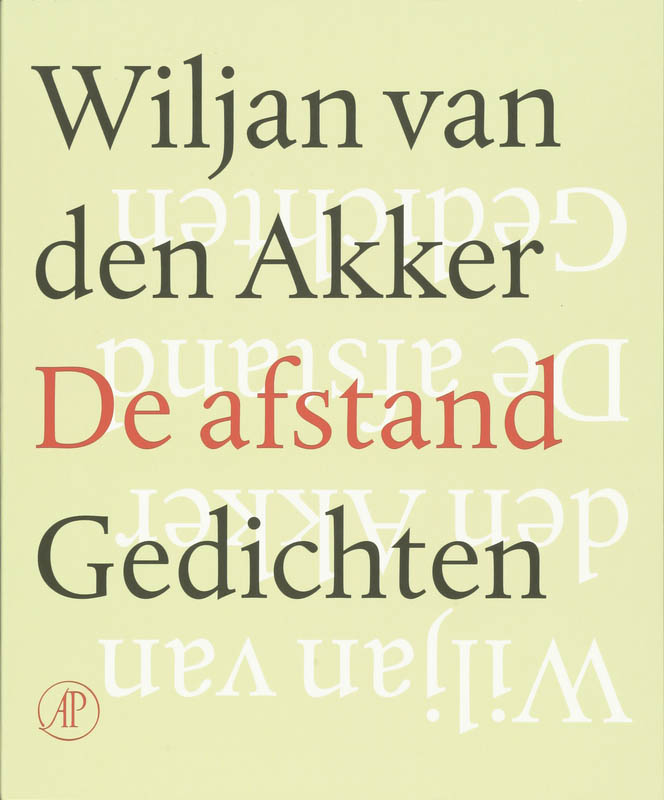 W. van den Akker De Afstand thumbnail