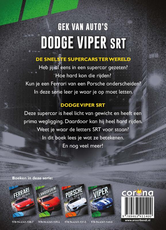 Dodge Viper SRT / Gek op auto's! achterkant