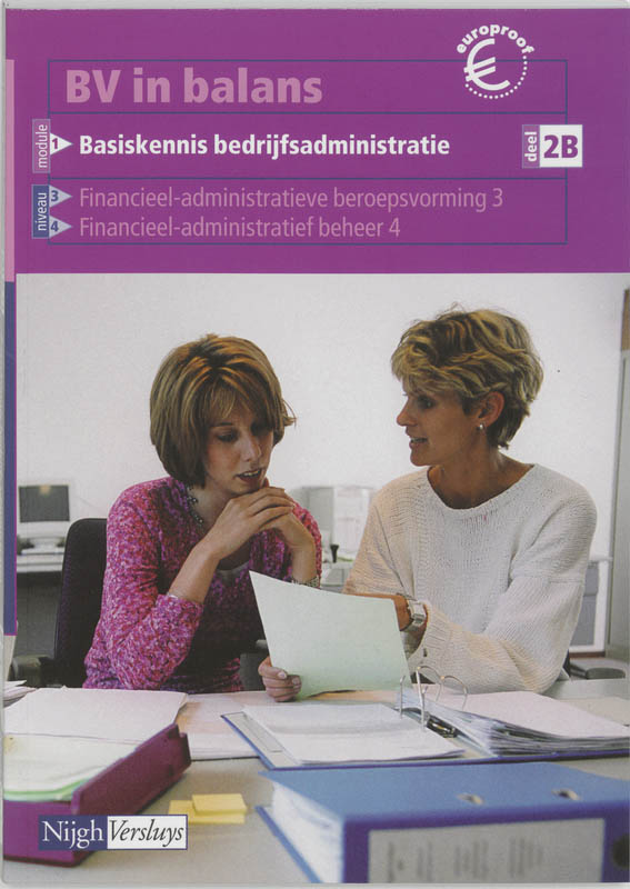 boekenbalie_9789042518506_cover BV in balans Basiskennis bedrijfsadministratie 2B Leerlingenboek