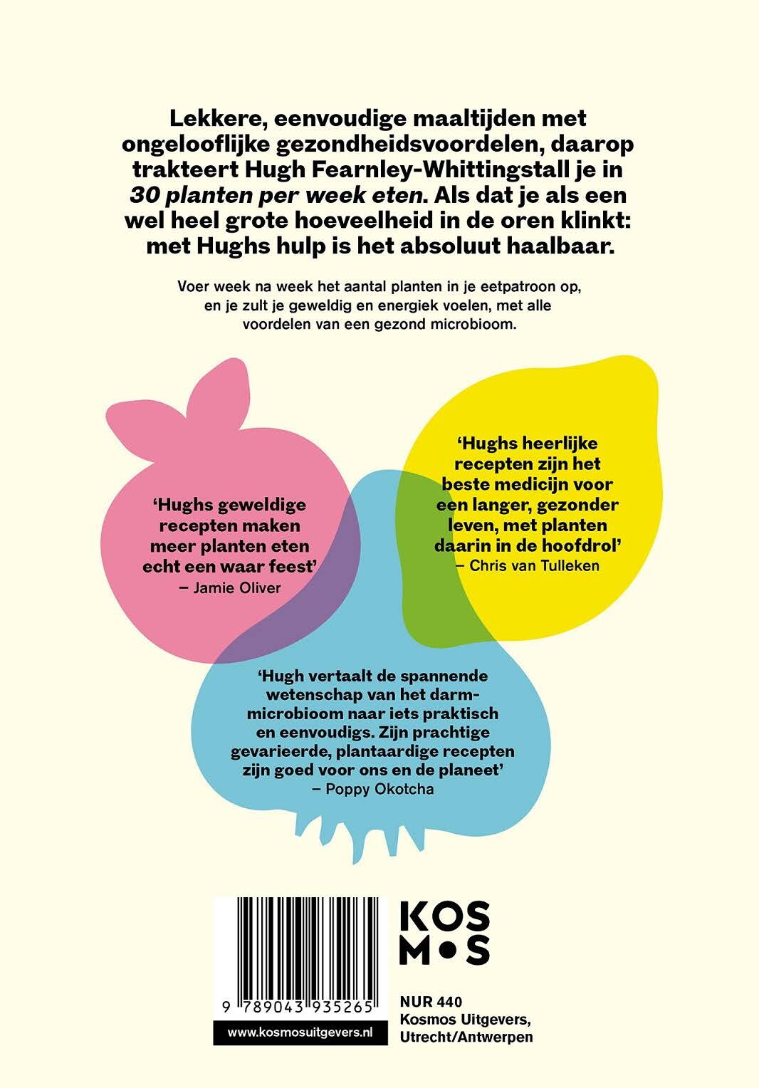 30 planten per week eten achterkant
