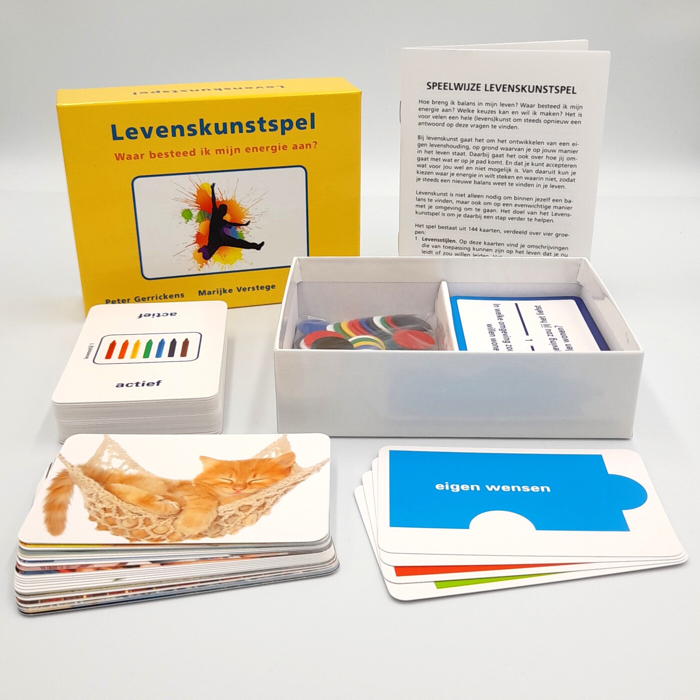 Levenskunstspel achterkant