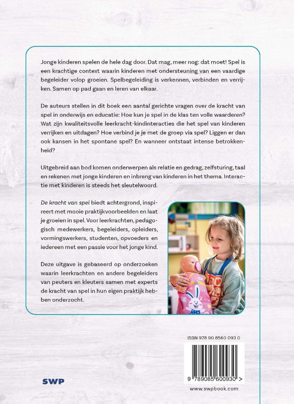 De kracht van spel achterkant