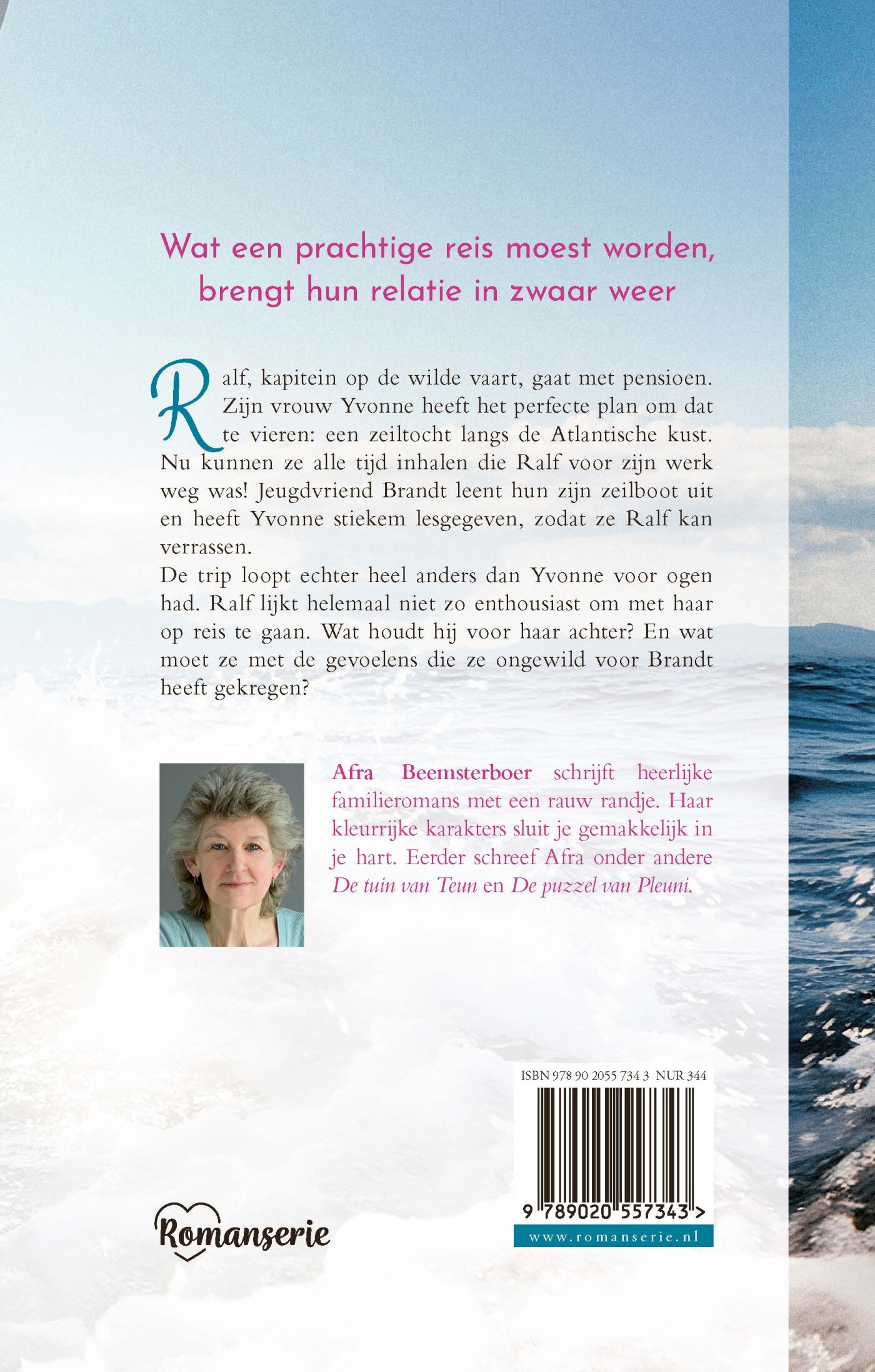 Wilde vaart / Romanserie achterkant
