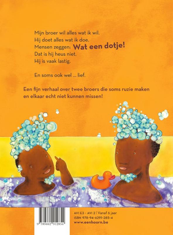 Mijn broer! achterkant