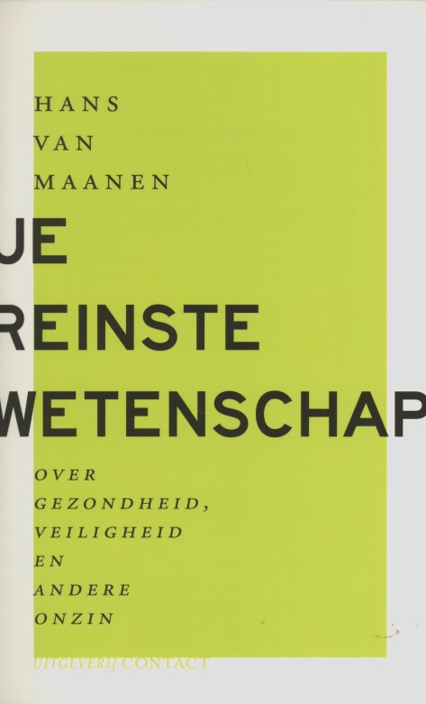 Hans van Maanen Je Reinste Wetenschap