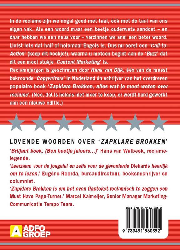 Reclamejargon achterkant