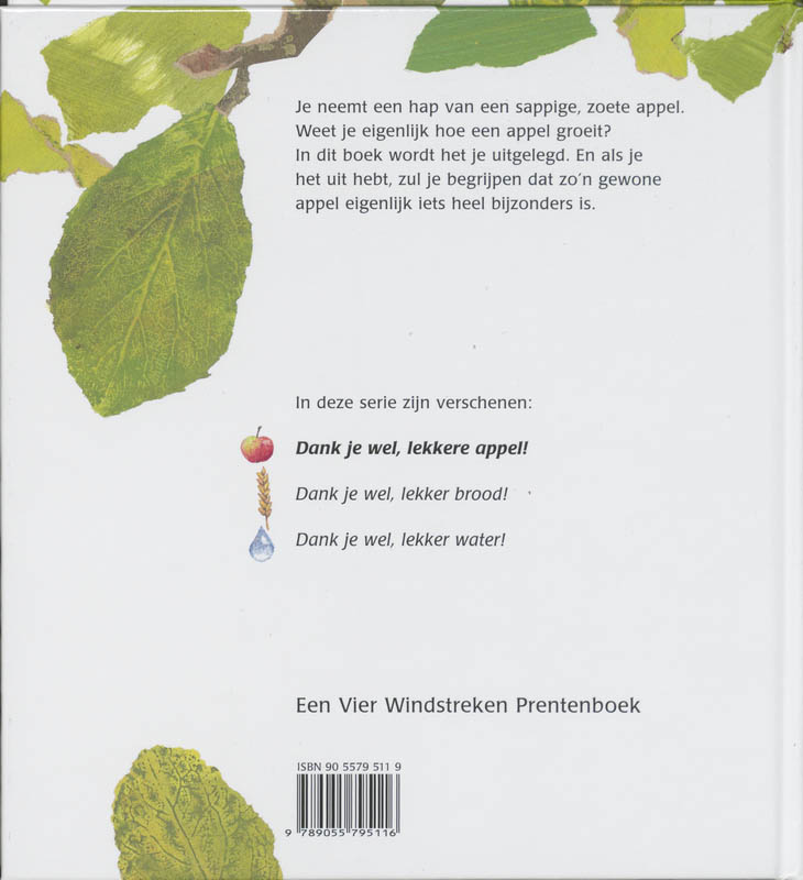 Dank je wel, lekkere appel! Dank je wel, lekkere appel! achterkant