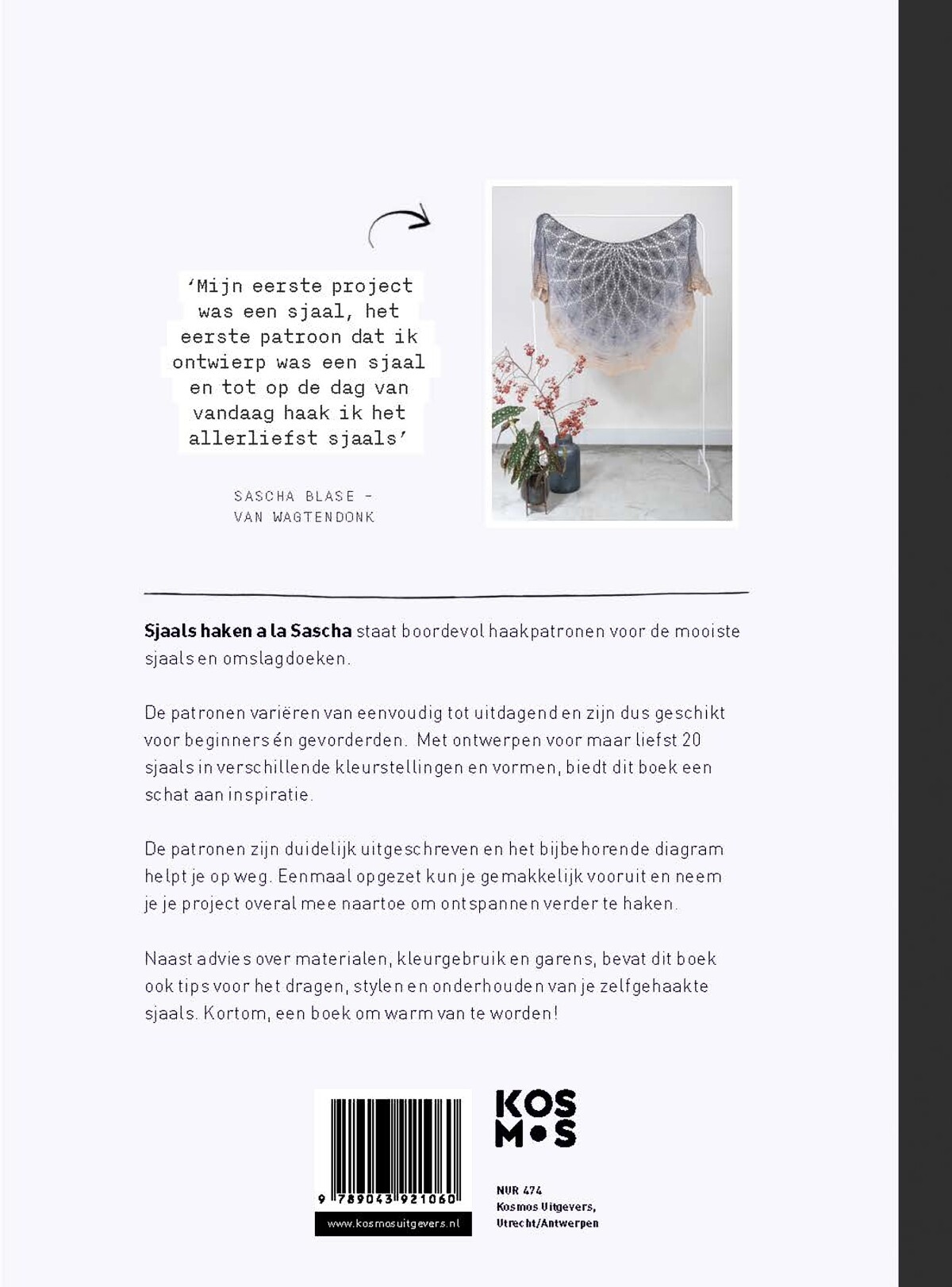 Sjaals haken à la Sascha / Haken a la Sascha Sjaals haken à la Sascha / Haken a la Sascha achterkant