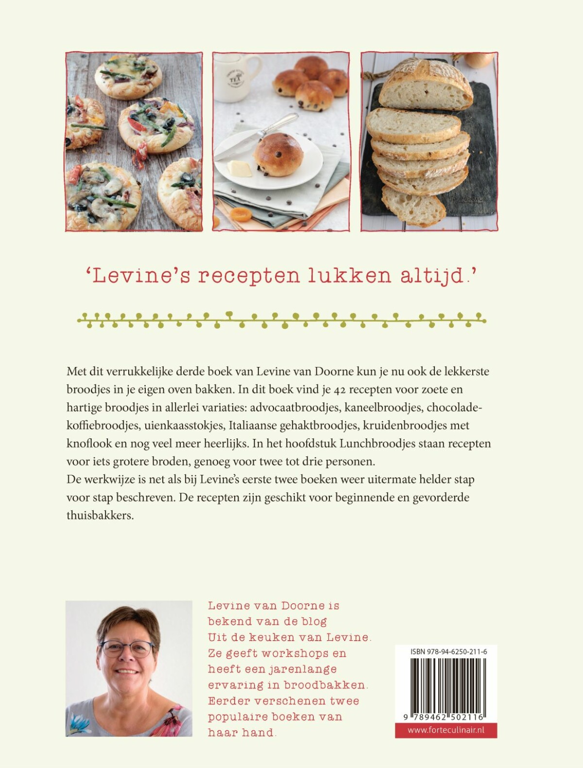 Broodjes uit eigen oven Broodjes uit eigen oven achterkant