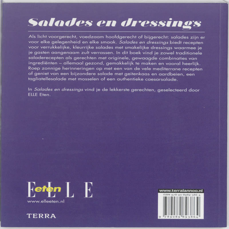 Salades en dressings / ELLE eten / 1 Salades en dressings / ELLE eten / 1 achterkant