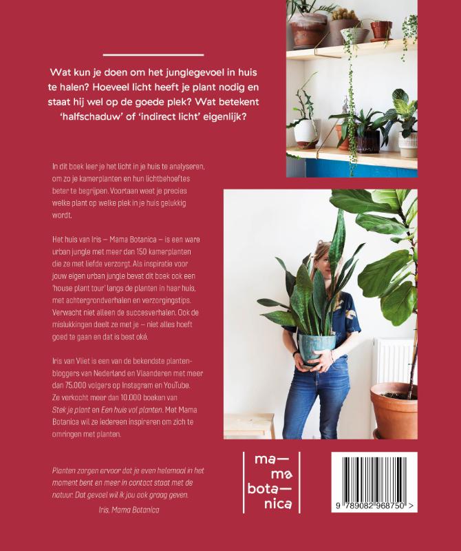 Een huis vol planten - Kennis en inspiratie voor je eigen urban jungle door Mama Botanica - Kamerplanten boek achterkant