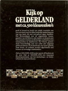 Kijk op Gelderland / Kijk op Nederland achterkant