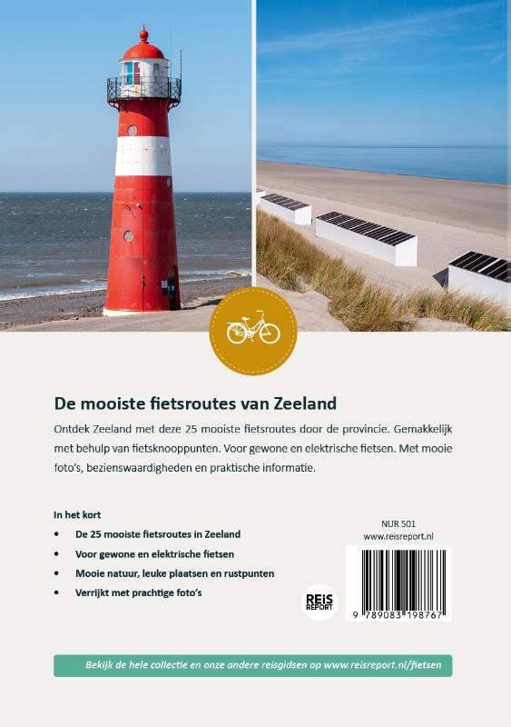 Zeeland - De 25 mooiste fietsroutes / Fietsgids achterkant