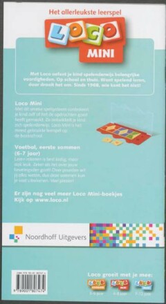 Voetbal, eerste sommen / Mini Loco / 1 achterkant