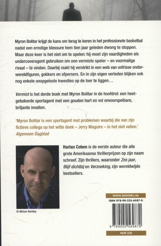 Myron Bolitar 3 -   Vermist achterkant