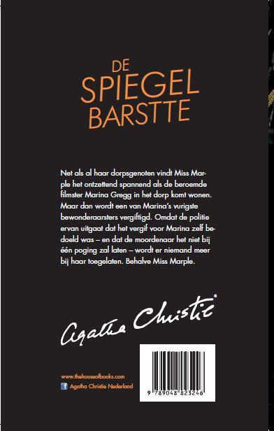 De spiegel barstte / Miss Marple achterkant