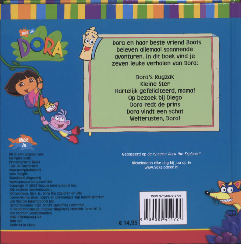 Dora's grote verhalenboek / Dora achterkant