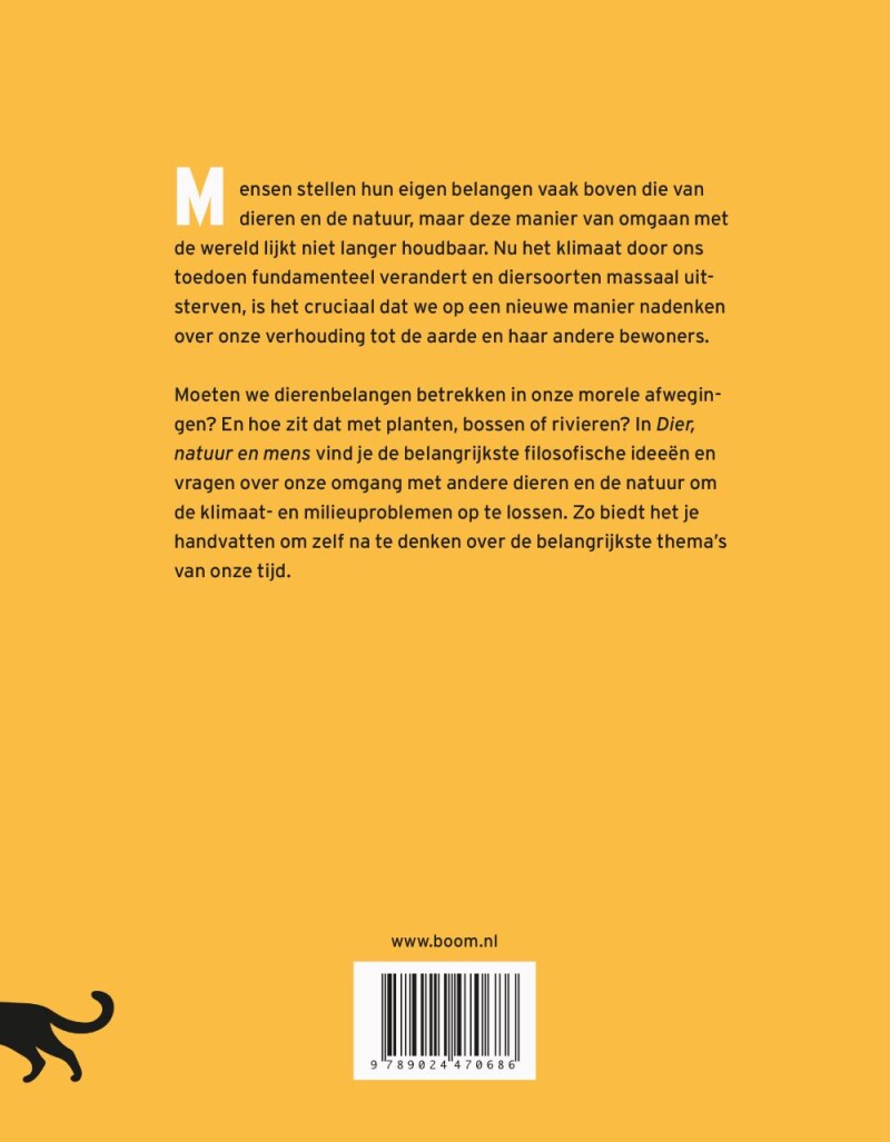 Dier, natuur en mens achterkant