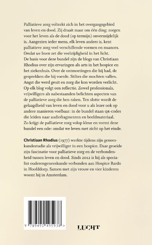 Omdat we leven Omdat we leven achterkant