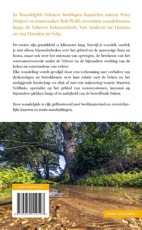 Veluwse beeklopen / Wandelgids achterkant